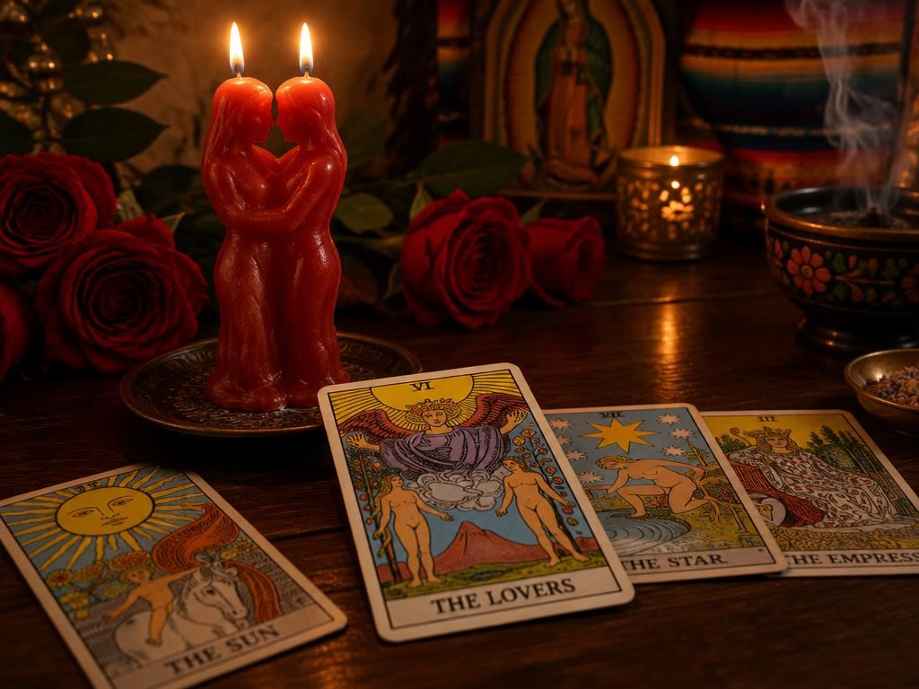 Vela de pareja y lectura
